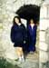 andrea and cindy in doorway
