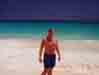 Mark on beach